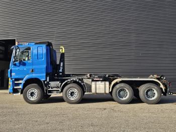 DAF CF 460 8x4 / HIAB HOOKLIFT / RETARDER / SPRING SUSPENSION